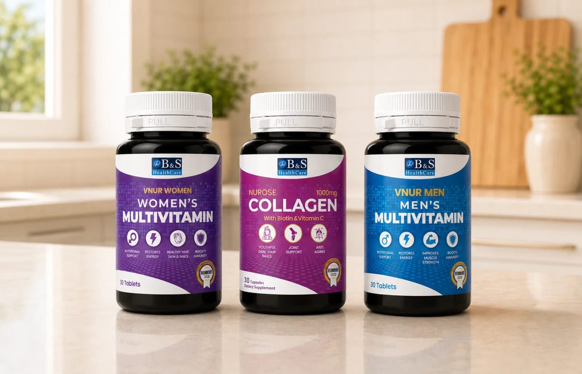 Women's Multivitamin, Collagen and Men's Multivitamin new product lineup