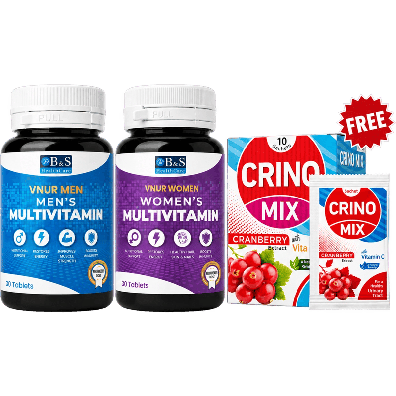 VNUR Men and Women with free Crino Mix