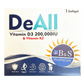 DeAll Vitamin D3 200,000 IU and Vitamin K2 softgel pack by B&S HealthCare