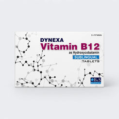 Dynexa vitamin B12 sublingual tablets bottle, 1000mcg by Brain & Spine Healthcare